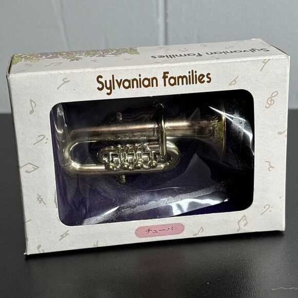 Sylvanian Families Other - sylvanian families Tuba 1986 japan musical instrument